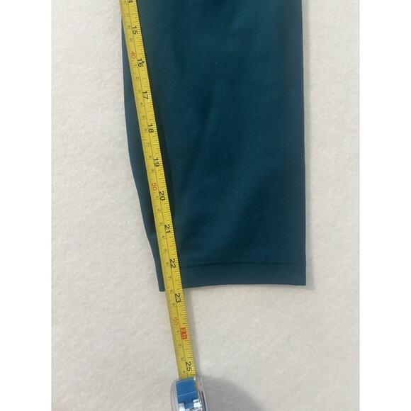 Under Armour Leggings Womens Medium Green Activewear Cropped (a1) - Picture 5 of 6